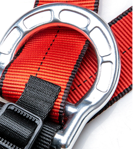 Cinto de Segurança de Corpo Inteiro em Poliéster com Cinco Pontos, Extensível e Destacável, Comprimento Ajustável, Gancho Duplo para Escalada e Trabalho - Product Image 5