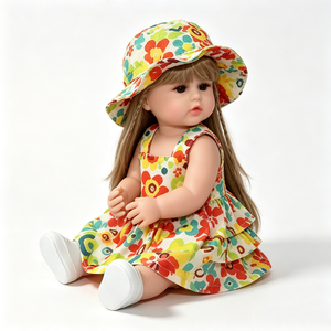 Poupée Reborn Personnalisée Réaliste en Vinyle avec Rembourrage en Coton PP, Hauteur 31cm-50cm, pour Filles - Product Image 2