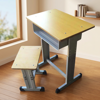 Ensemble table et chaise d'école écologique et sûr à prix abordable – Bureaux et chaises individuels pour étudiants