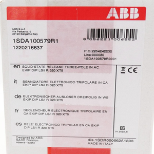 1SDA100579R1 Ekip Dip R <span class=keywords><strong>320</strong></span> Xt5 In320a เบรกเกอร์วงจรอิเล็กทรอนิกส์ PLC - Product Image 2