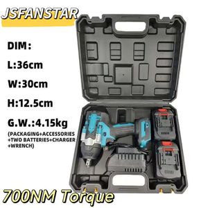 Bộ cờ lê tác động không dây không chổi than 700nm, kèm 2 pin <span class=keywords><strong>Lithium</strong></span>, giá rẻ nhất - Product Image 6