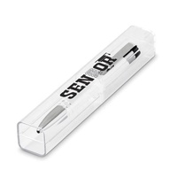 Vente en gros Best-seller Porte-stylo classique à usage unique Cadeau promotionnel Présentateur de stylo en stock Bon pour logo personnalisé PKG002