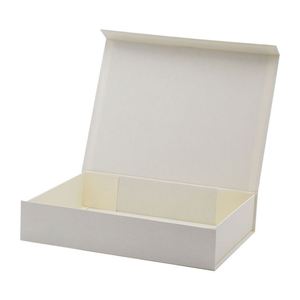 Boîte cadeau magnétique personnalisée couleur ivoire, en stock, impression sur mesure, vente en gros - Product Image 2