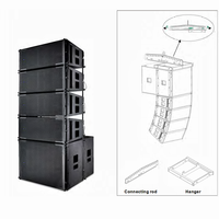 Système de haut-parleurs Line Array professionnels à renforcement actif, 8 pouces + caisson de basses de 18 pouces, pour événements, fêtes et spectacles