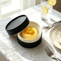 Boîte cylindrique en papier résistante au four, biodégradable, de qualité alimentaire, recyclable, boîte cylindrique en papier de luxe, tube d'emballage cadeau en carton