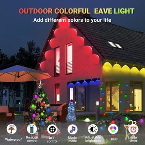 IP68 RGBW Smart Outdoor Lighting Christmas Pixel <b>LED</b> Point Lights for Landscape Holiday Green Emitting Building Hotel Permanent - Product Image 2