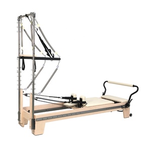 เครื่องออกกำลังกาย EVERISE FITNESS รุ่น Maple Pilates Bed Reformer สำหรับบริหารแขน สร้างกล้ามเนื้อ โยคะ ดึง-ผลัก บริหารกล้ามเนื้อแกนกลางลำตัว หลัง และไหล่ <span class=keywords><strong>คา</strong></span><span class=keywords><strong>ร์</strong></span><span class=keywords><strong>ดิ</strong></span><span class=keywords><strong>โอ</strong></span> - Product Image 6