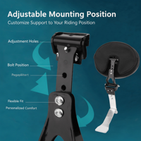 Appuie-dos de conducteur INMT de style rond de base pour Can-Am Spyder RT 2008-2017, remplacement de l'appuie-dos de siège de conducteur modifié pour moto