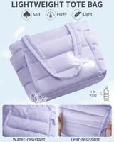 Sac fourre-tout matelassé en gros, sac à main antichoc pour ordinateur portable, sac à bandoulière étanche pour ordinateur, sac de voyage décontracté minimaliste style doudoune