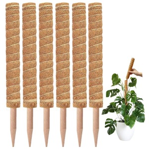 Plant Climbing Coir Coconut Palm <strong>Stick</strong> Garden Moss <strong>Coco</strong> Pole Turtle Back Plant Growth Support Moss <strong>Stick</strong> - Product Image 2