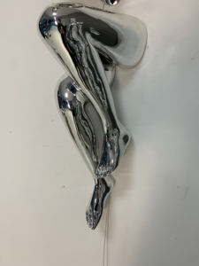 O & <span class=keywords><strong>M</strong></span>电镀树脂办公室装饰雕塑KTV酒店室内雕像定制雕塑性感机器人家居装饰艺术品 - Product Image 3