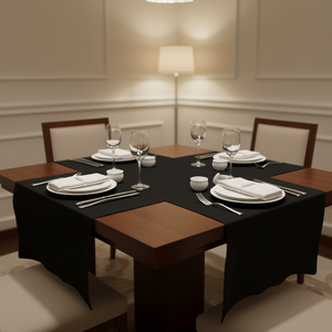 Funda de mesa elástica de spandex Db Stretch de 4 pies, rectangular, resistente a las arrugas, para uso en hoteles - Product Image 2