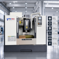 Centre d'usinage vertical 3 axes haute précision VMC855, machine de fraisage CNC pour pièces métalliques, centre CNC industriel haute vitesse