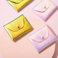 Pochette à bijoux personnalisée avec logo, élégante, en cuir de luxe, pour collier, emballage de bijoux, enveloppe pour boucles d'oreilles