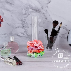 YAGELI Présentoir en acrylique transparent pour chouchous, élastiques à cheveux, bijoux, bracelets et accessoires pour adolescentes - Product Image 5