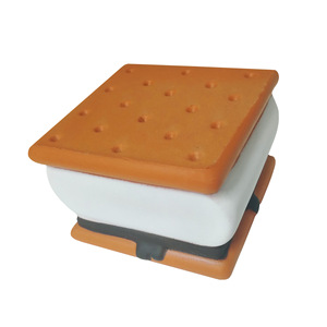 Nuevo Juguete Antiestrés de Goma Elástica de Recuperación Lenta - Simulación de Chocolate, Galleta, Pizza y Pan - Product Image 3