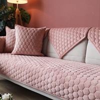 Vente directe d'usine bon marché fauteuil matelassé en flanelle douce charmantes housses de canapé housses de pantoufles