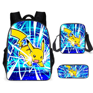 JM, gran oferta, gran capacidad, nueva moda, bolso <span class=keywords><strong>de</strong></span> hombro <span class=keywords><strong>de</strong></span> Anime Pokemoned, mochilas escolares, <span class=keywords><strong>mochila</strong></span> <span class=keywords><strong>de</strong></span> dibujos animados para adolescentes - Product Image 3