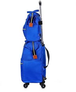 À la mode Chevron <span class=keywords><strong>Toile</strong></span> <span class=keywords><strong>Valise</strong></span> Voyage Bagages Ensemble avec <span class=keywords><strong>Roues</strong></span> Livraison Gratuite Femmes En Plein Air Sacs et Bagages - Product Image 5