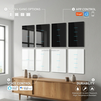 Échantillon Gratuit – Interrupteur Intelligent Zigbee/Wi-Fi 2 Voies 100V-240V US/AU 1/2/3/4 Gang – Contrôle via l'Application Tuya