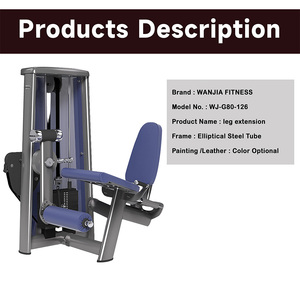 Equipo de gimnasio ajustable comercial para culturismo Máquina de carga de pines de fitness para extensión de piernas de entrenamiento de ejercicio - Product Image 2