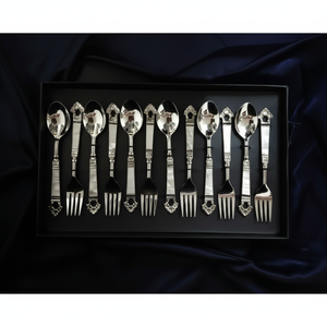 Premium Quality Stainless Steel Cutlery Set With Mother Of Pearl Handle for Dinner <b>Table</b> Settings with Modern Durable Design - Product Image 1