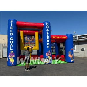 Jeu gonflable de défi de but de terrain de football américain pour le divertissement de partie et d'événement - Product Image 3