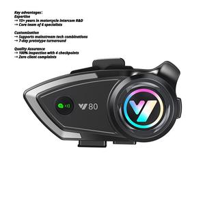 <span class=keywords><strong>Casque</strong></span> de moto professionnel à double réduction de bruit avec longue autonomie et son égaliseur pour les sorties du week-end - Product Image 1