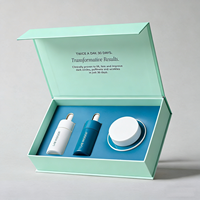 Boîtes d'emballage personnalisées de luxe pour cosmétiques, parfums, soins de la peau, sérums, matériaux recyclés, structure rigide, gaufrage, éponge