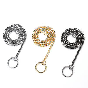 Cadena de Serpiente de Cobre para Mascotas, Accesorios para Mascotas, Cadena de Serpiente Negra para Perros - Product Image 1