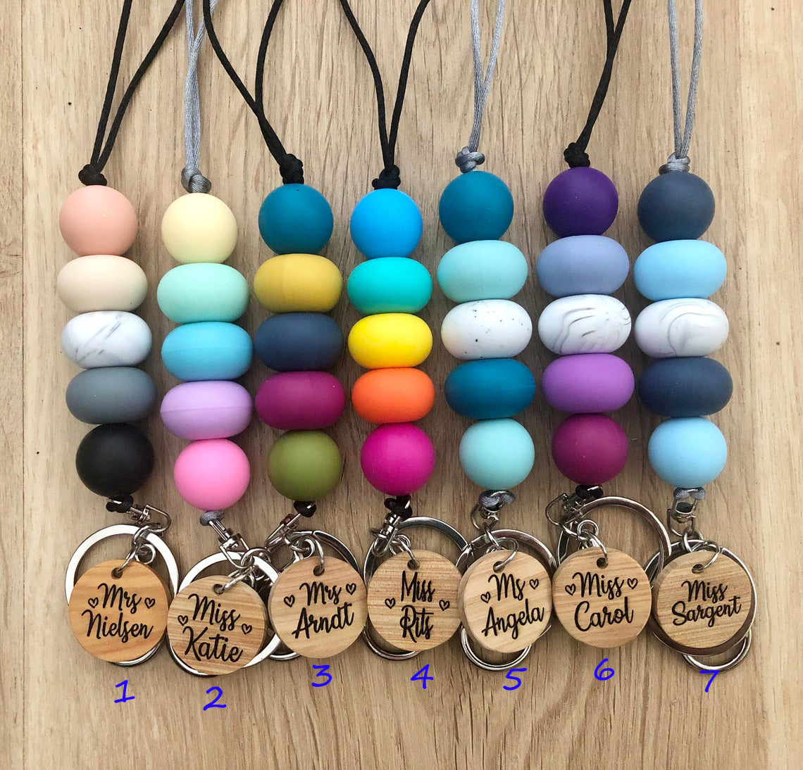 High Quality Multi-colors Silicone Lanyards NHS Logo Waterproof Durable Metal Buckle Accessories for Promotional Use Hanging Image 5