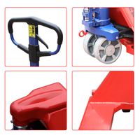 Venta al por mayor precio barato 10 Ton Roll Cart Hand Pallet Truck Manual Hidráulico Jack Trolley Carretilla elevadora con CE