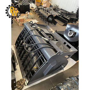 Bac mélangeur de mortier hydraulique renforcé de 400 L pour chargeuse sur pneus Case SR250 TR310, mélangeur de béton - Product Image 2