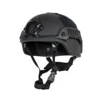 Casque tactique MICH de protection en ABS avec sangles réglables et système de rails pour l'entraînement en extérieur