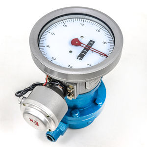 LCD-Display Roestvrijstalen Olie Vloeibare Elliptische Tandwielstroommeter Rs485 4-20ma Mechanische Diesel Water Ovale Tandwielstroommeter - Product Image 1