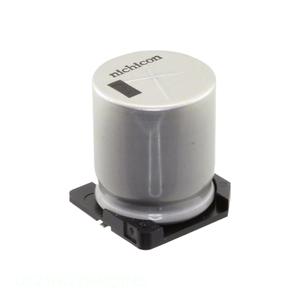 Condensador de Aluminio UCZ1H122MNQ1MS de 1200uF, 20%, 50V, Montaje Superficial SMD, 1200 uF - Product Image 1