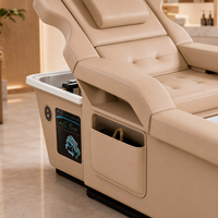 Multifunktionales Elektrisches Spa-Bett mit Fußtherapie und Shampoo-Station für Professionelle Schönheitssalon-Nutzung