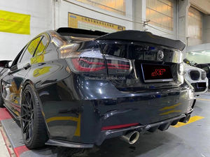 Divisor de difusor lateral trasero de fibra de carbono estilo F30 M-Tech PSM para <span class=keywords><strong>BMW</strong></span> Serie 3 F30 Esquina de parachoques 13-18 - Product Image 5