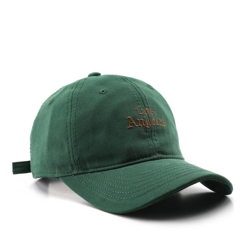 Men Women Ladies Solid Canvas Letters Embroidery Dad Hat Soft