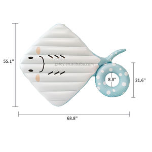 Flotador Inflable para Piscina con Forma de Manta Raya para Dos Personas, Colchón Flotante para Mamá y Bebé, Tubo Flotante para Mujeres y Niños - Product Image 4