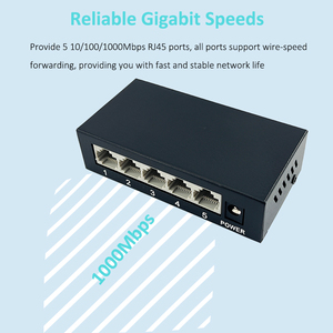 Switch Gigabit Ethernet de 5 Puertos Desbloqueado para Redes de Hoteles, Bancos y Campus, Plug and Play - Product Image 5