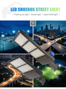 ETL DLC LED shoebox bãi đậu xe ánh sáng photocell cảm biến 3 CCT màu 3 điện 120-347V 480V ngoài trời dẫn ánh sáng đường phố 300W 250W 200W - Product Image 6