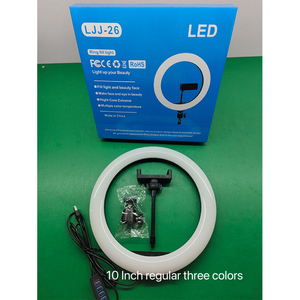 Vente directe d'usine : Anneau lumineux de 10 pouces, idéal pour le maquillage en direct et la prise de vue vidéo - Product Image 3