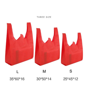 Sac de courses non tissé pour supermarché, imprimé en sérigraphie, réutilisable, avec poignée découpée pour la promotion - Product Image 6