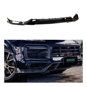 Manufacture nouvelle fibre de carbone sèche Bodykit pare-chocs avant diffuseur lèvre Spoiler séparateur pour <span class=keywords><strong>Porsche</strong></span> <span class=keywords><strong>Cayenne</strong></span> <span class=keywords><strong>coupé</strong></span> 2018-2023 - Product Image 1