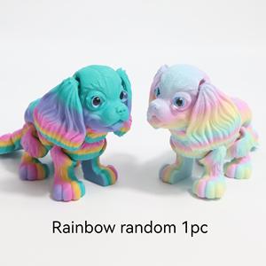 Vashine Juguetes de Animales Impresos en 3D, Modelo de Plástico PLA, Bulldog Francés, Juguetes Flexibles de Cristal Impresos en 3D - Product Image 3