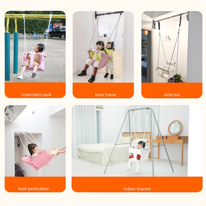 Silla Colgante Interior y Exterior y <span class=keywords><strong>Hamaca</strong></span> para Bebé con Protección de 360 Grados, Columpio para Niños, Silla Colgante para Niños - Product Image 3