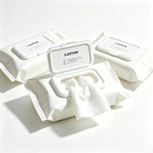 Lingettes humides jetables biodégradables douces et respectueuses de la peau, personnalisables, non tissées, fournisseur d'usine Fujian, OEM/ODM - Product Image 3