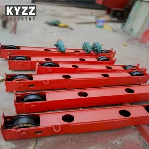 Traveling End Carriage Truck Beam Price With Motor Wheel For Single Girder Overhead Crane 10 5 Ton