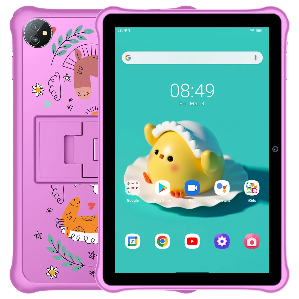 Blackview Tab A7 детский коврик 10,1 дюймов 3 ГБ + 64 ГБ Поддержка wifi/tf карты 6580 мАч 4 г Android 12 5 + 2 МП детский ноутбук планшет
